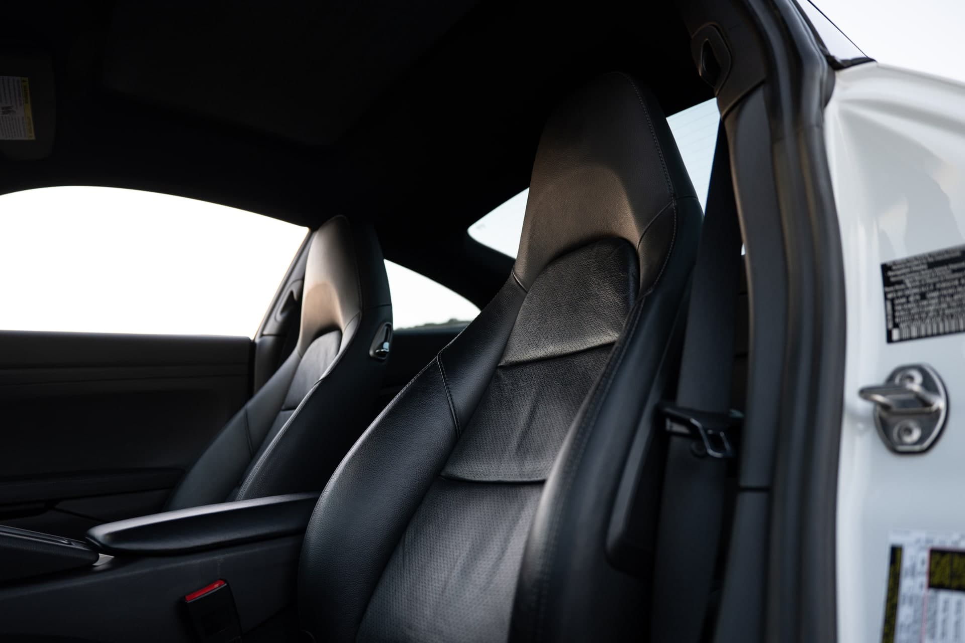 2015 Porsche 911 Carrera S Coupe — black leather sport seats