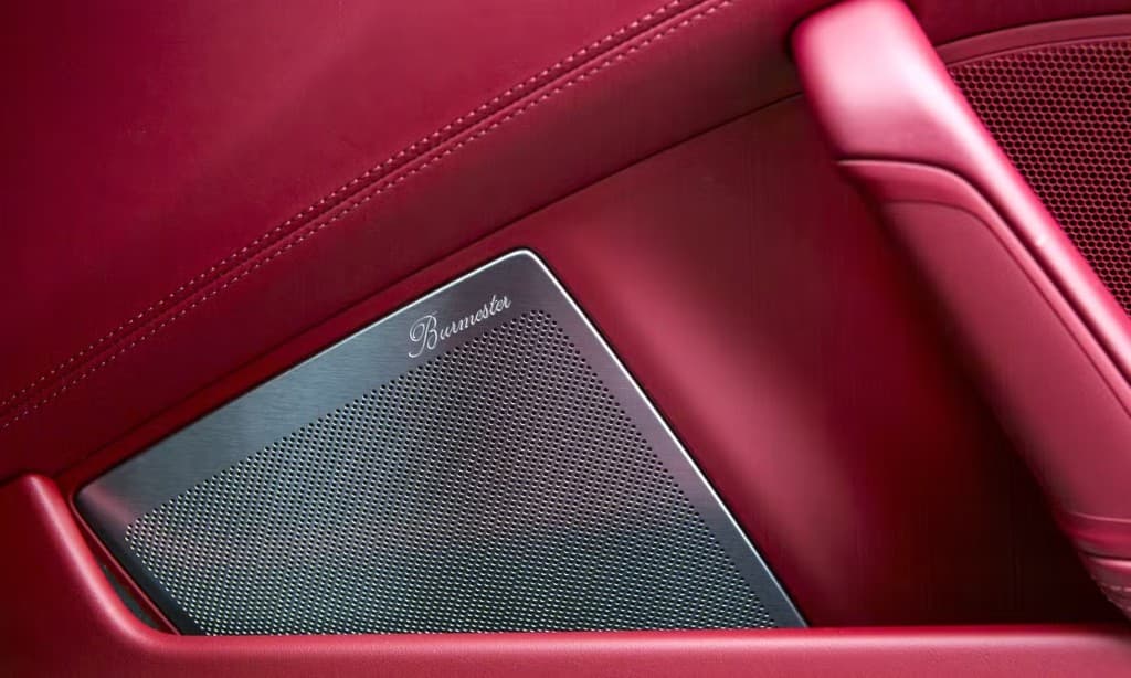Porsche 911 Turbo S Cabriolet — Burmester surround sound speaker detail