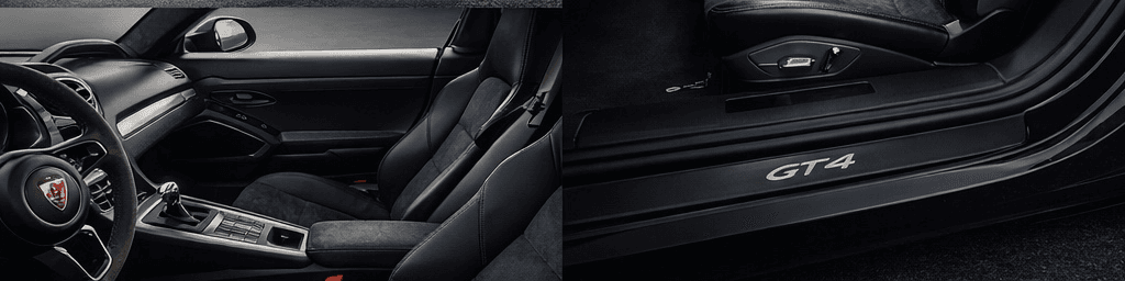 Porsche Cayman GT4 — interior cabin